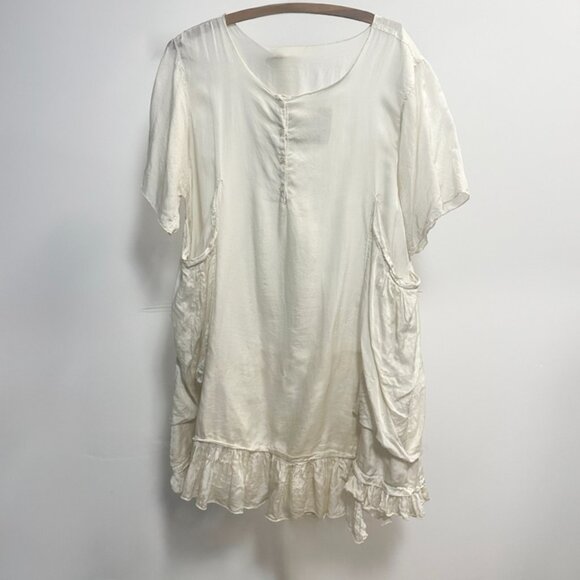 Magnolia Pearl Tunic Short Sleeve Silk Top - Picture 4 of 5